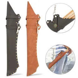 Archery Arrow Quiver Waist Bag Leather Hip Holder RH LH Bow Hunting Shooting  Large Capacity Bow And Arrow Bag