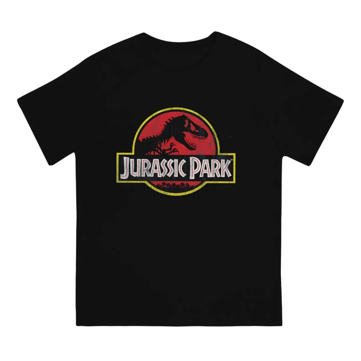 Tyrannosaurus Rex Men TShirt Jurassic Park O Neck Tops Fabric T Shirt Humor Top Quality Gift Idea