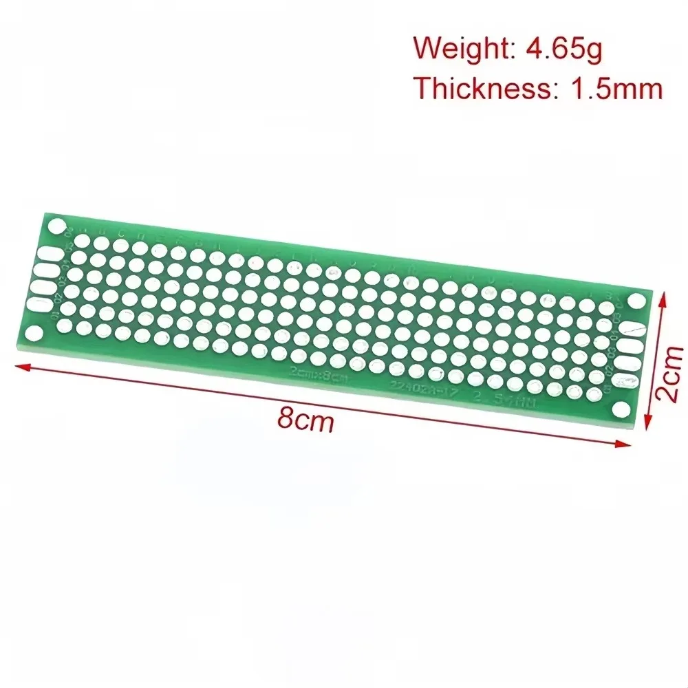 1Pcs Universal PCB Board Tin-plated Double Sided Prototype Board 2x8 3x7 4x6 5x7 6x8 7x9 8x12 9x15cm Circuit Boards