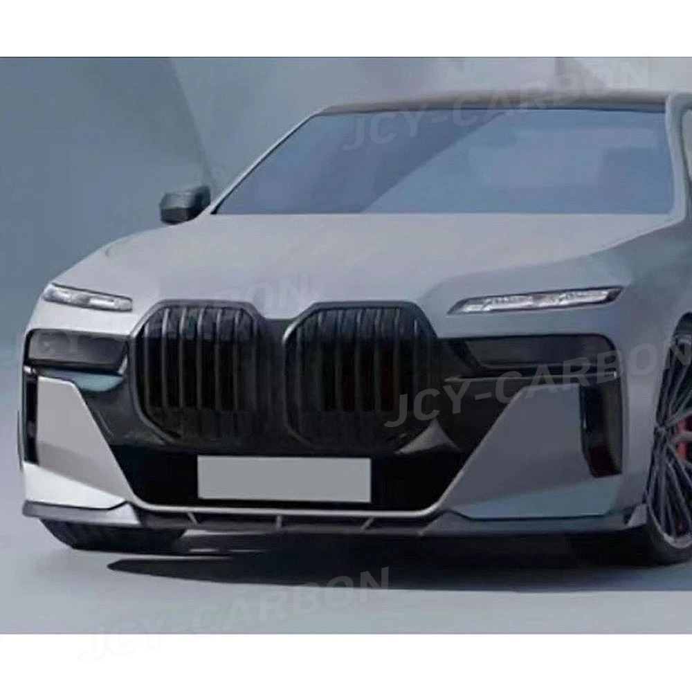 

For BMW 7 Series G70 Sport 2023+ Front Bumper Lip Bumper Guard Decoration ABS Car Styling Body Kits Accessories High Quality