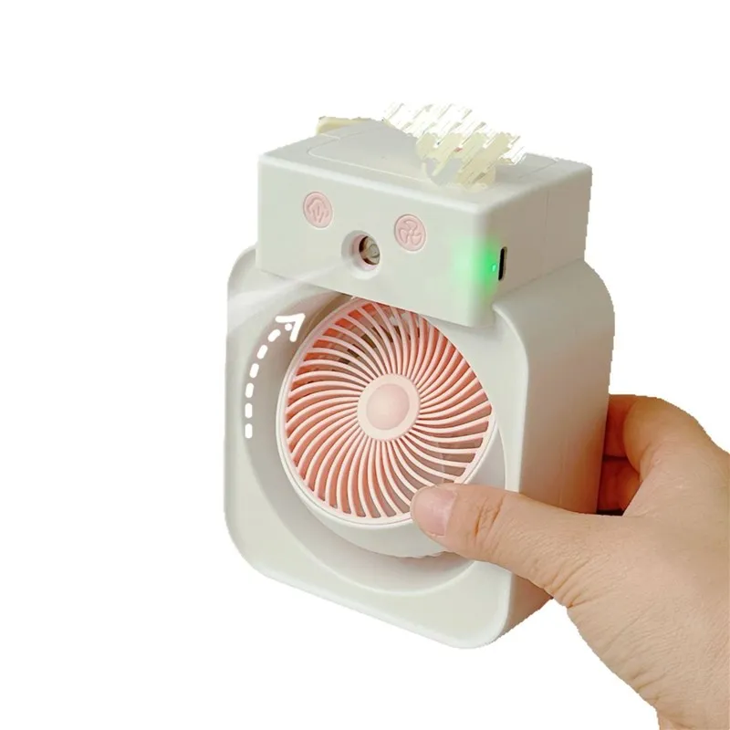 

Портативный увлажнитель, настольный вентилятор UySB, зарядка, спрей, охлаждение, небольшой кондиционер Ins, увлажняющий ветер, вентилятор для домашнего использования