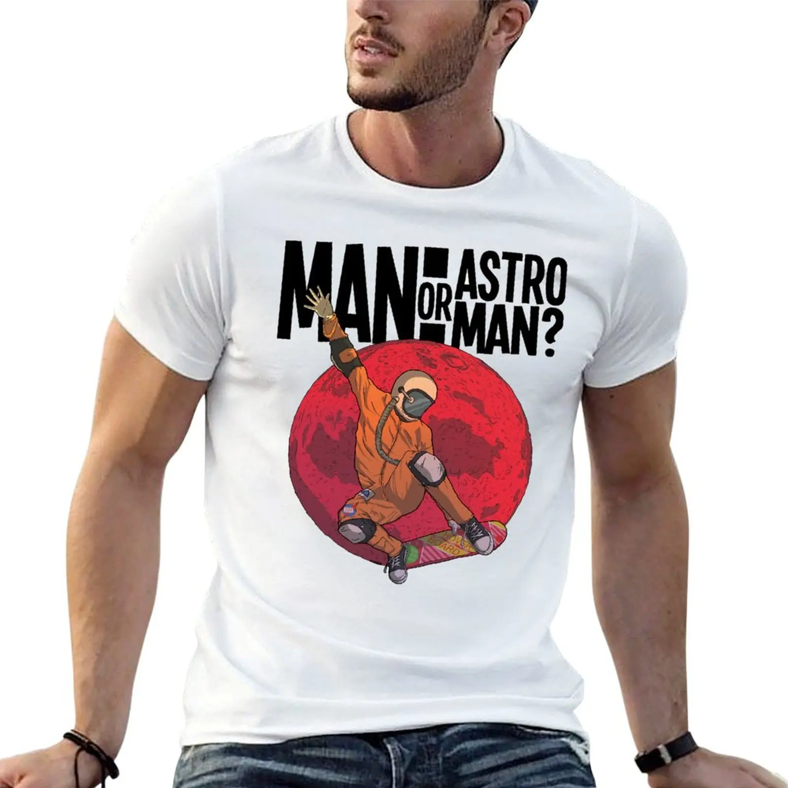 

man or astroman T-Shirt man t shirts high quality luxury brand cotton t shirts man 100% t shirts for cotton soft T-shirt