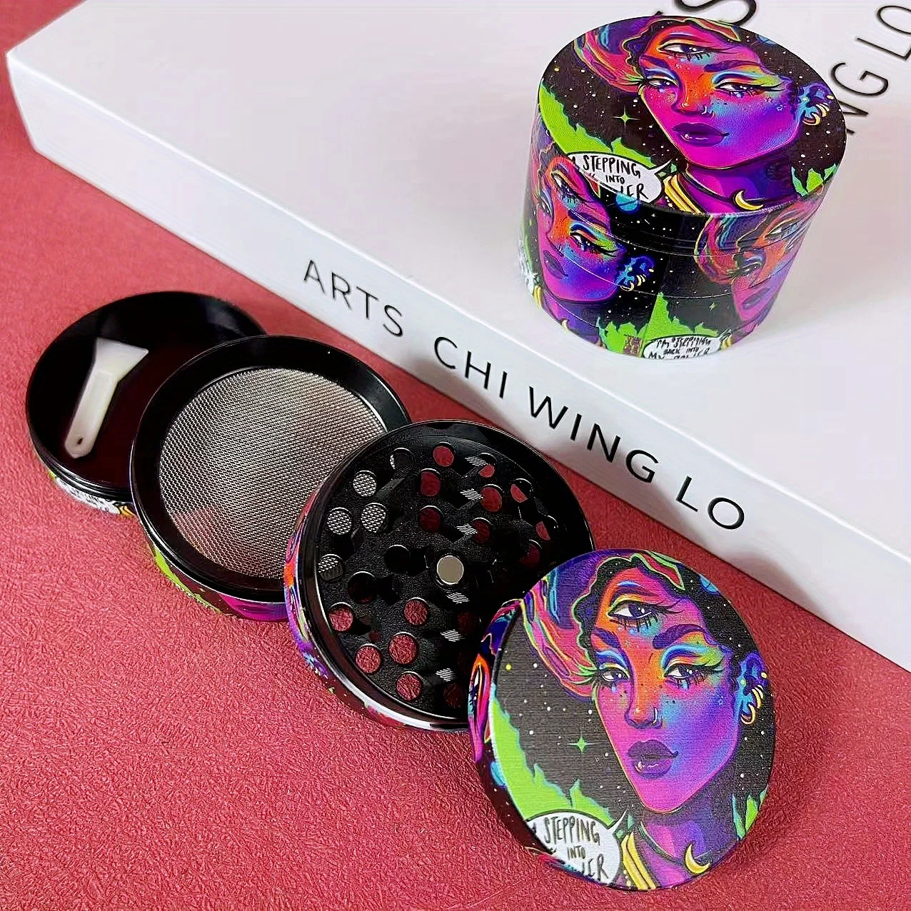 2inch Godness Herb Grinder Metal Pepper Crusher Spice Mortar Vanilla Bud Mill Tobacco Grass Grinder Smoking Kitchen Tool