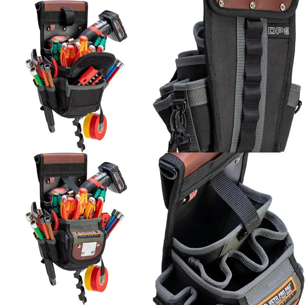 

Pro Pac DP3 - Premium Tool and Drill Holder Pouch