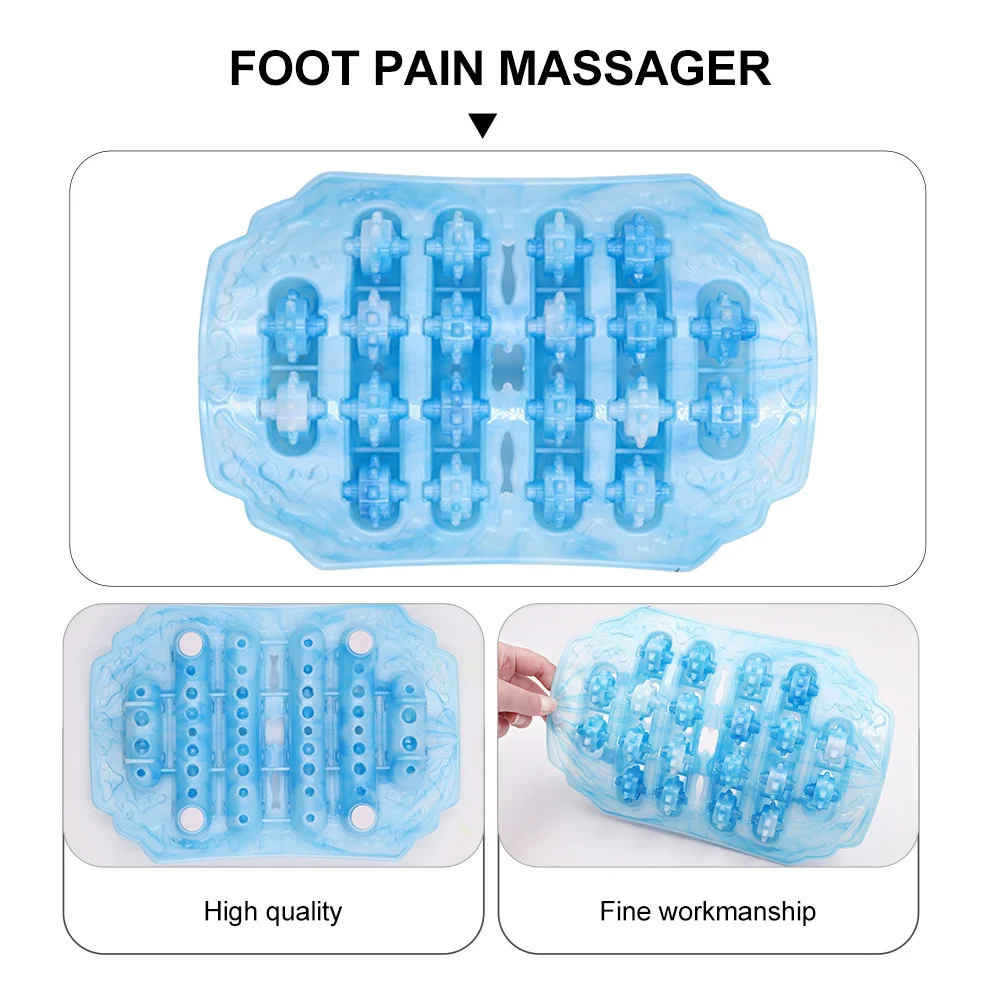 

1 шт., роликовый массажер для ног для облегчения боли в своде пятки, портативный инструмент для релаксации стресса, нескользящая широкая доска для облегчения фасциита стопы