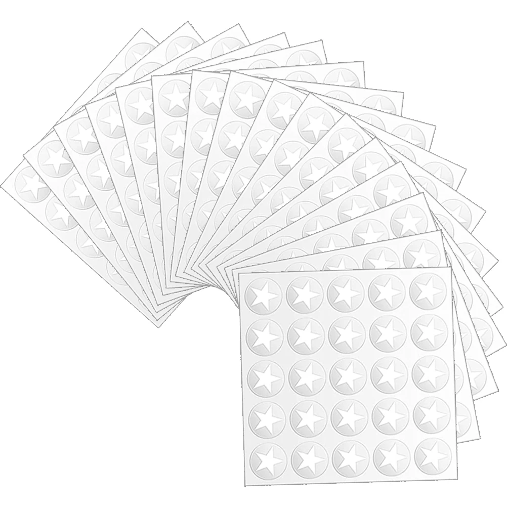

20 Sheets PVC Star Stickers for Helmets Sports Team Decorative Decals Suitable Baseball Hockey Soccer Smooth Surfaces