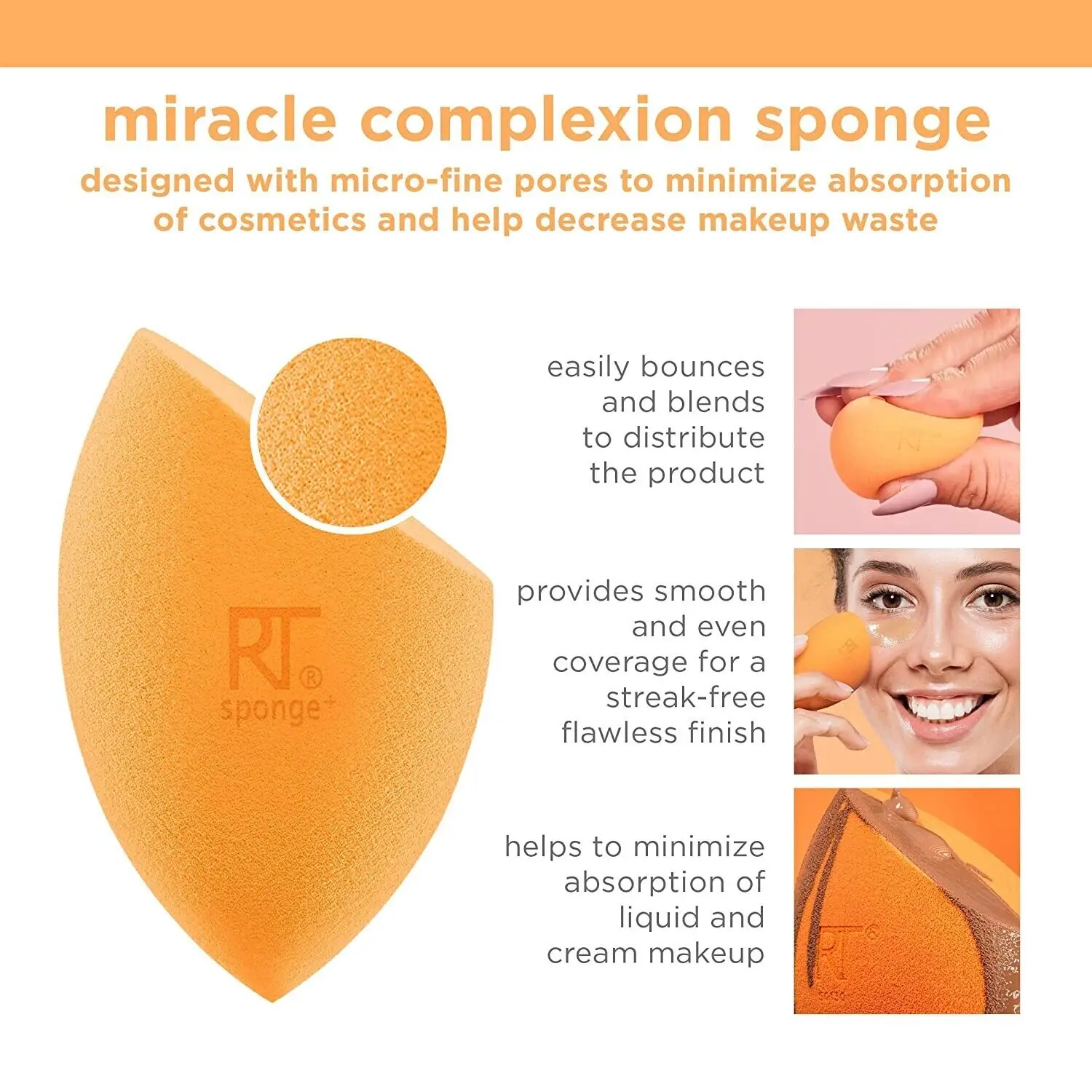 Real Techniques Set Makeup Sponge Set Face Beauty Cosmetic Powder Puff For Foundation Cream Concealer Make Up Blender RT 2023