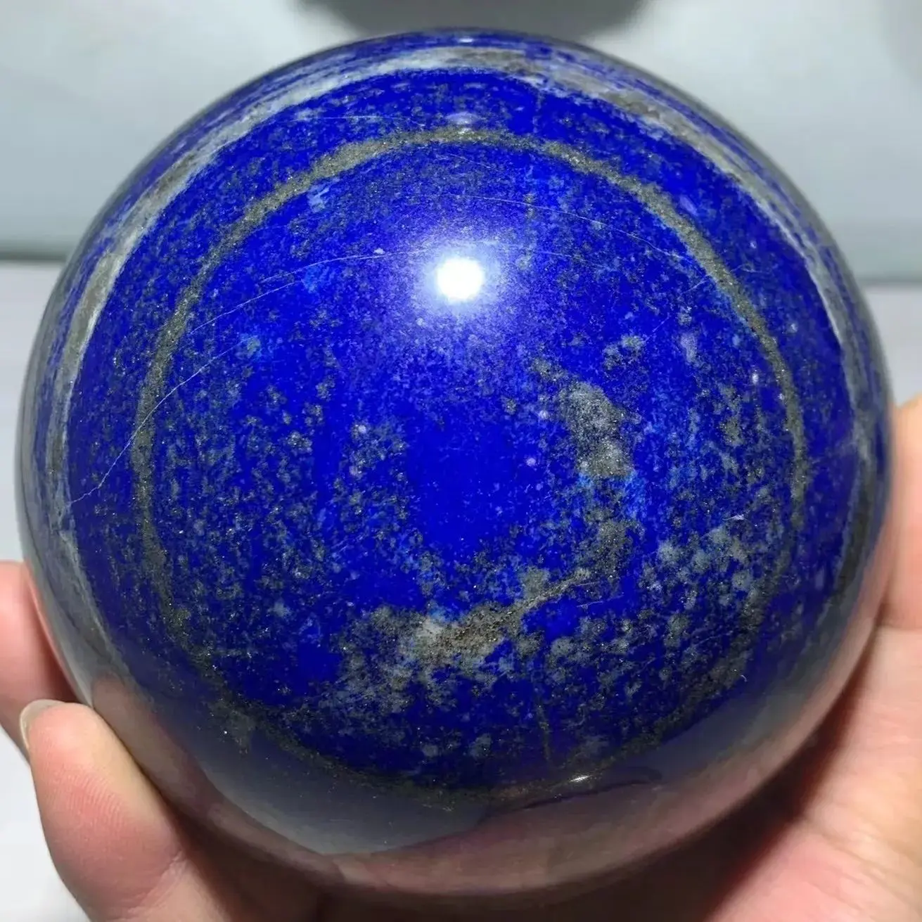 

Natural Lapis Lazuli Crystal Ball, Quartz Spheres, Polished Stone, Reiki Healing, Desktop Room Decor Souvenirs, Ore Ball Crafts