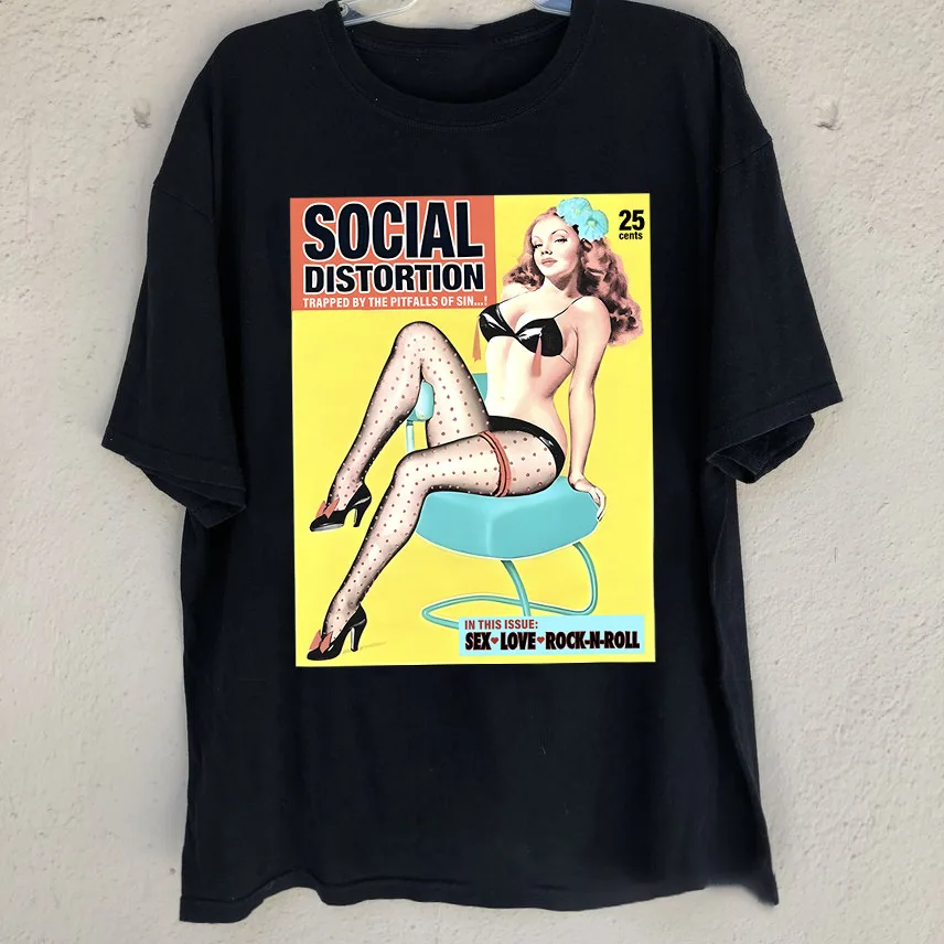 Social Distortion In This Issue Sex Love Rock N Roll T-Shirt All Size PP739