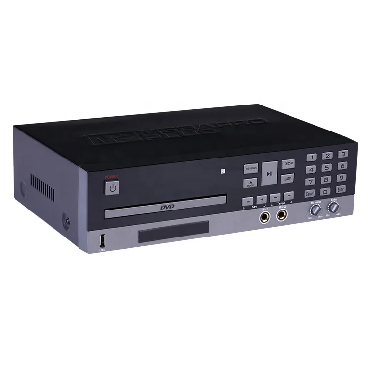 مشغل DVD كاريوكي محمول عالي السرعة USB 2.0 يدعم 7 شرائح شاشة LED للاستخدام المنزلي قرص U ومشغل USB HDD #2