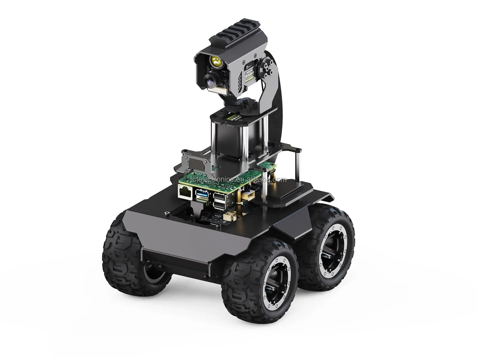 NVIDIA robot AI Kitartificial intelligence robot car RaspRover open source four-wheel drive AI robot car