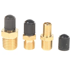 1/4 NPT 1/8 NPT M10*1 Automobile Tire Valve Core Motorcycle Tubeless Tire Screw Valve Tire Pressure Monitoring Tire Copper Valve