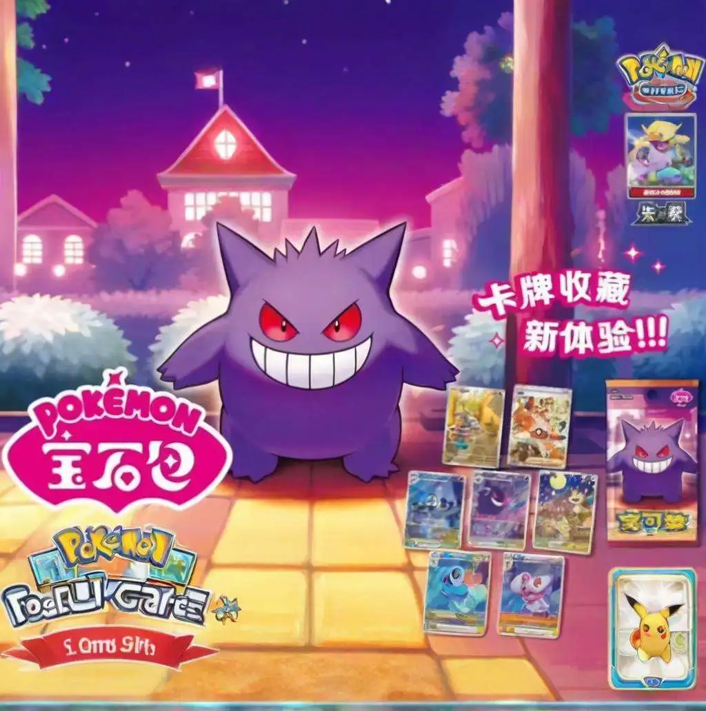 

Новые оригинальные Pokemon 151 Vol.3 Gem Pack Vol.3 Китайские сборные коллекционные карточки PTCG PKM Скарлет-фиолетовый усилитель вечности Игрушка