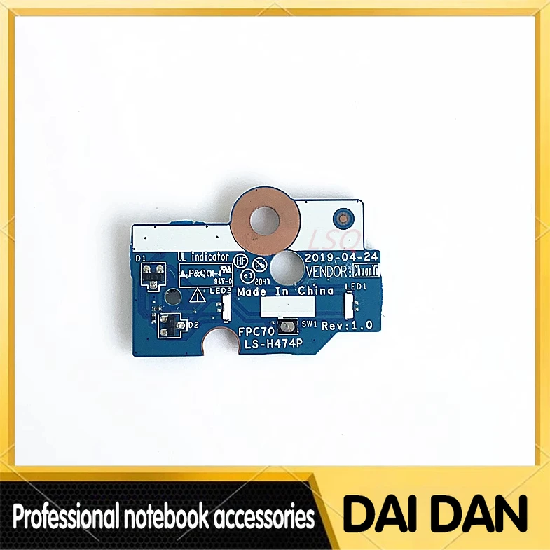 

LS-H474P For HP Pavilion 17-cd 17-cd0010TX Power Switch Button Board Without Cable 100% Test OK