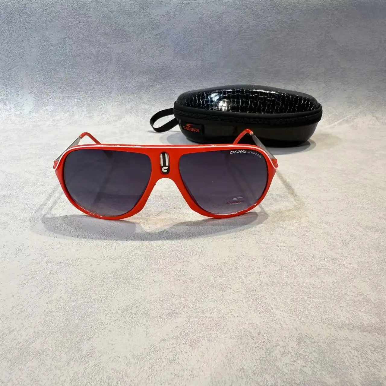 Carrera الرجال العلامة التجارية النظارات الشمسية خمر نظارات شمسية الرجال النساء كبيرة مربع كبير الحجم الملونة في الهواء الطلق الرياضة القيادة نظارات CA020