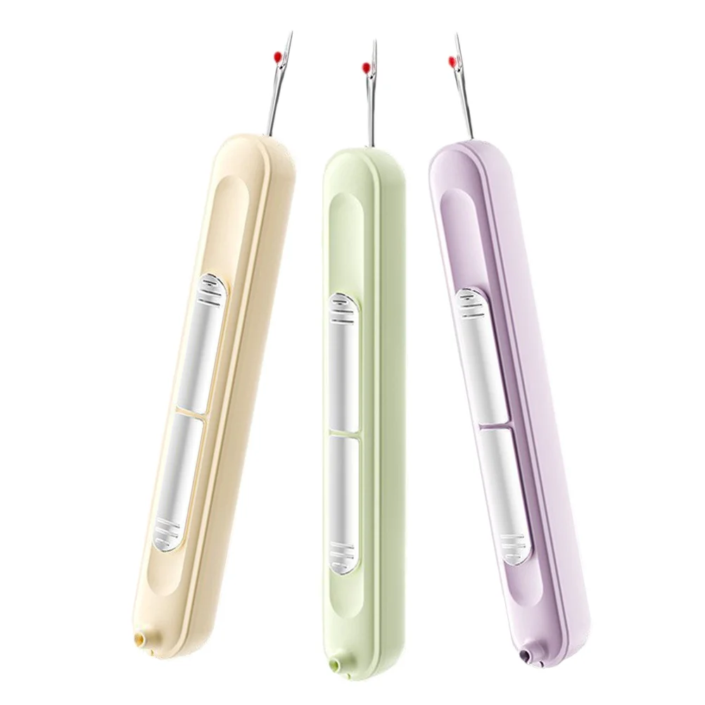 

3Pcs Portable Needle Threader Tool Multifunctional Seam Remover for Hand Sewing Embroidery DIY Craft Supplies Crafting Supplies