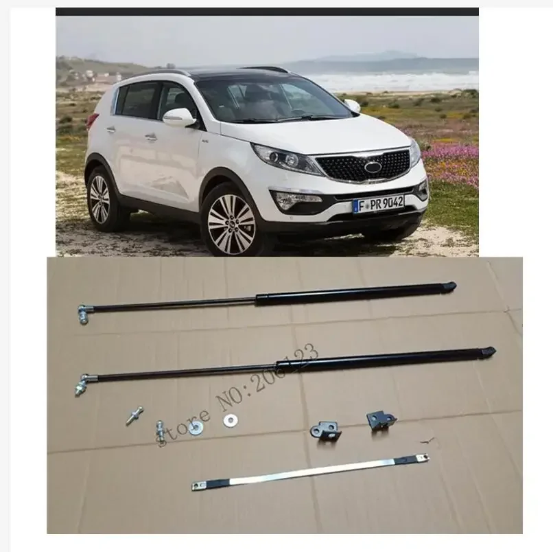 

2 шт. крышка двигателя Auto Boot Ascensor de apoyo Gas Struts Spring для Kia Sportage R 2011-2014
