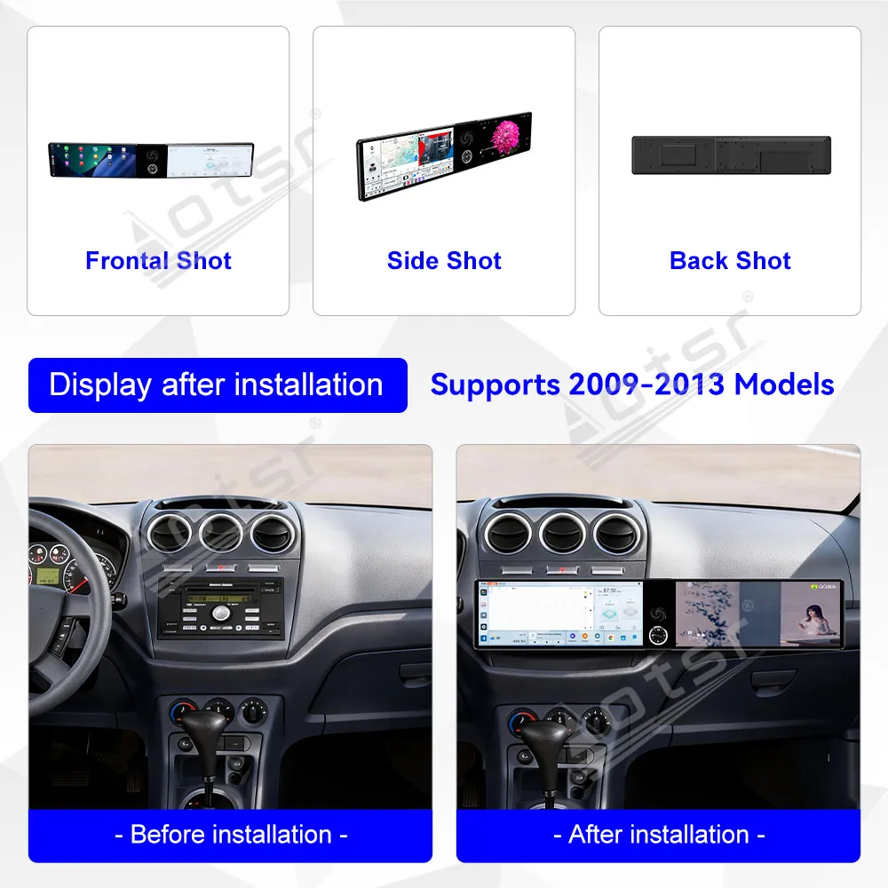 For Ford Transit 2009-2013 Android 13 OS 12.3