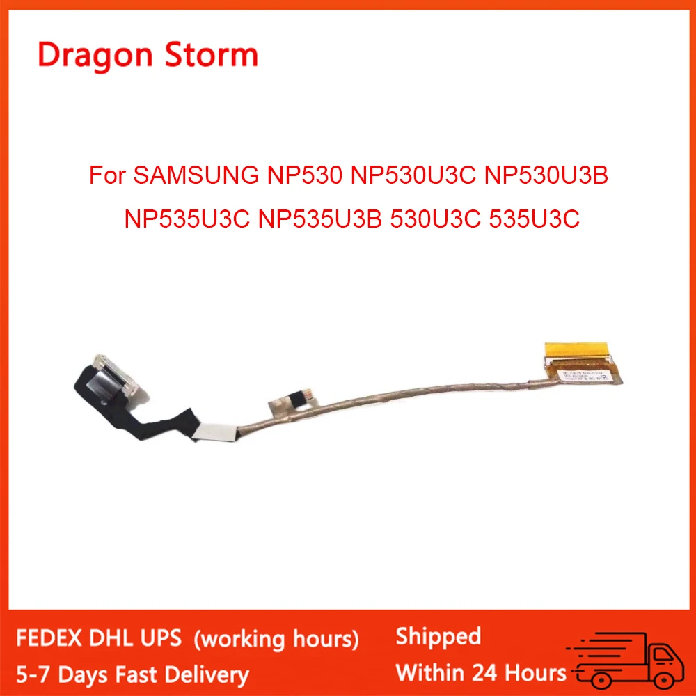 New Laptop LCD Screen Flex Video Cable For Samsung NP530 NP530U3C NP530U3B NP535U3C NP535U3B 530U3C 535U3C P/N BA39-01215A