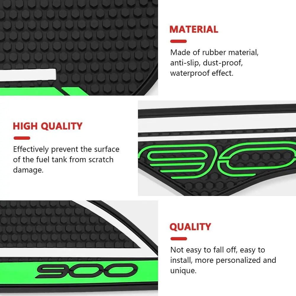 Para kawasaki z900 2025 acessórios da motocicleta antiderrapante decalque decorativo almofada do tanque de combustível bicicleta kit adesivo protetor
