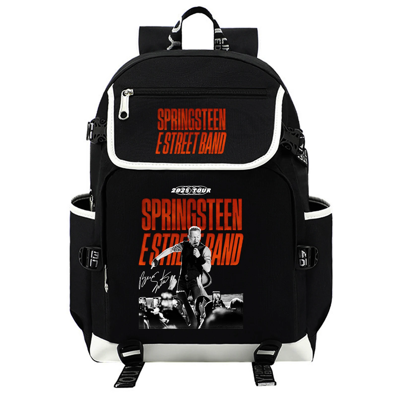 Bruce Springsteen and E Street 2025 Backpack Bookbag Bag Student Teenager Boys Girls Knapsack Schoolbag Rucksack