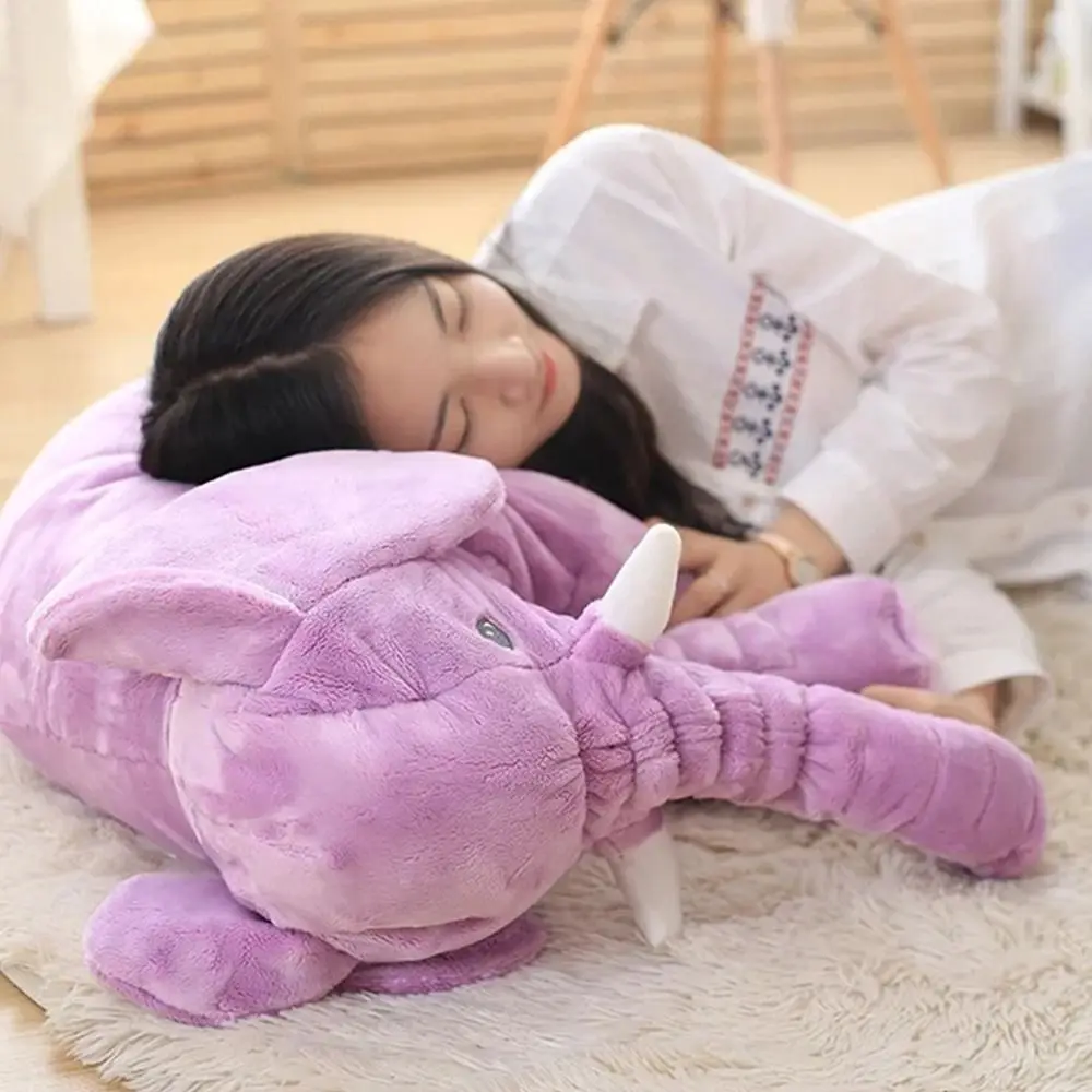 1Pc New Birthday Wedding Party Elephant Plush Doll Throw Toys Kawaii Animal Stitch Toy 40cm Super Cute Sleep Pillow