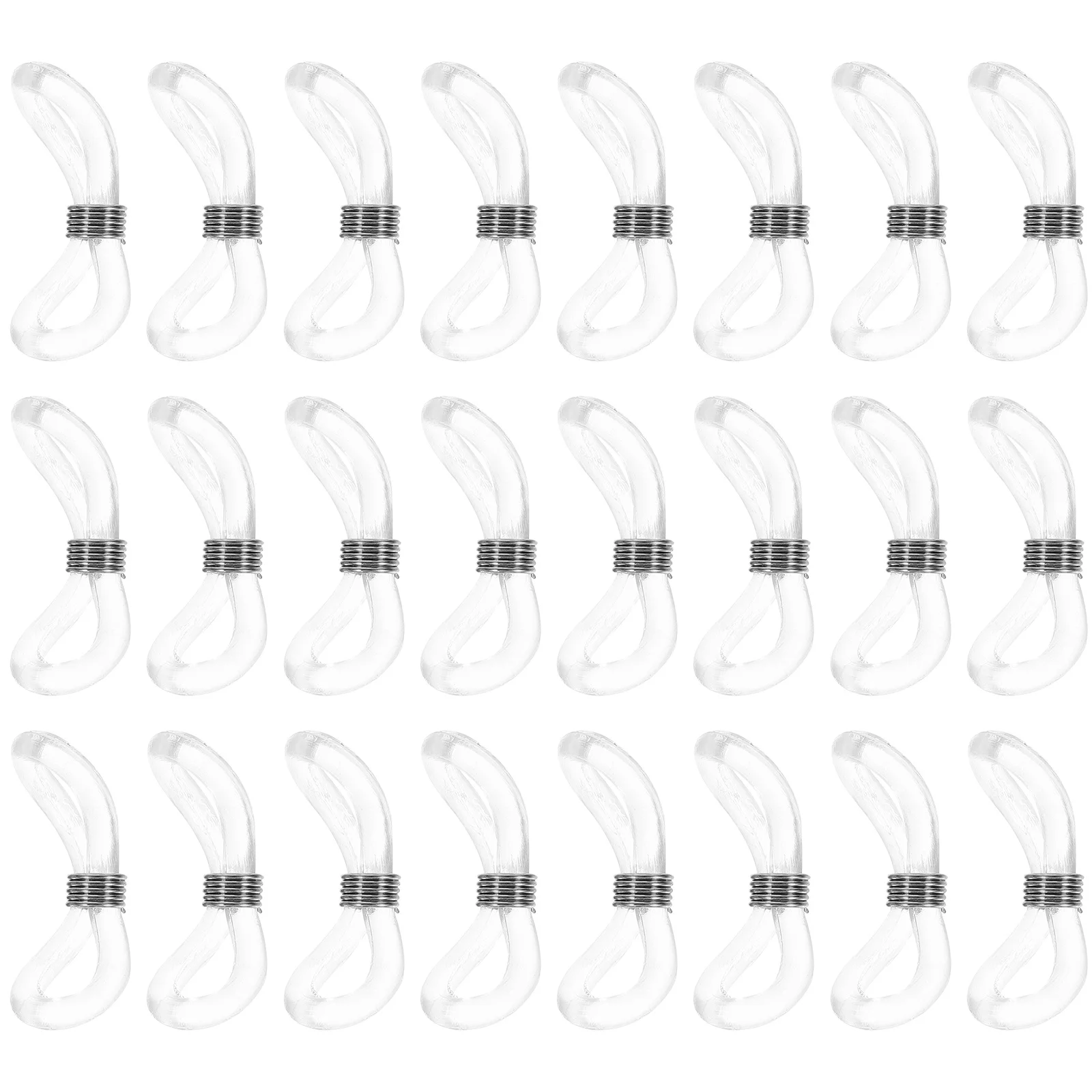 

25Pcs Non-Slip Eyeglass Chain Ends Rubber Metal Adjustable Grip Holders for Glasses Sunglasses Eyeglass Holder Ends