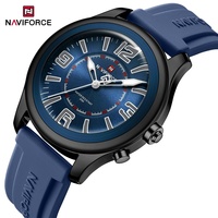 NAVIFORCE 9256 New Couple Quartz Watch Waterproof Luminous Silicone Strap Fashion Sports Men's and Women's Date Watches relógio