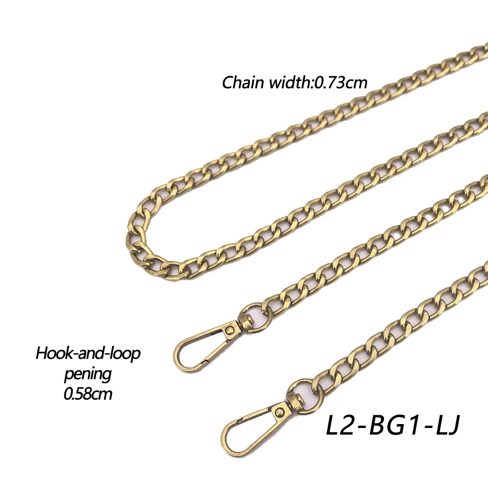 Bag Accessories Bronze Bag Chain Ladies Messenger Bag Handbag Shoulder Bag Chain Metal Chain Replaceable Chain DIY Accessories