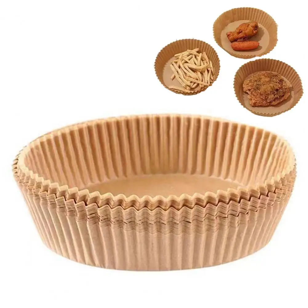 

Square Round Disposable Baking Paper Unbleached Parchment Paper for Air Fryer 100pcs Disposable Baking Paper for Air for Oil