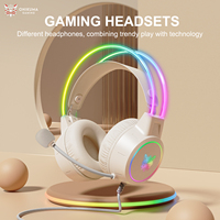 ONIKUMA X15 PRO Gaming Headset with Headband RGB For PS4 PS5 Xbox PC Wired Gamer Headphone with Microphone Call Noise Reduction