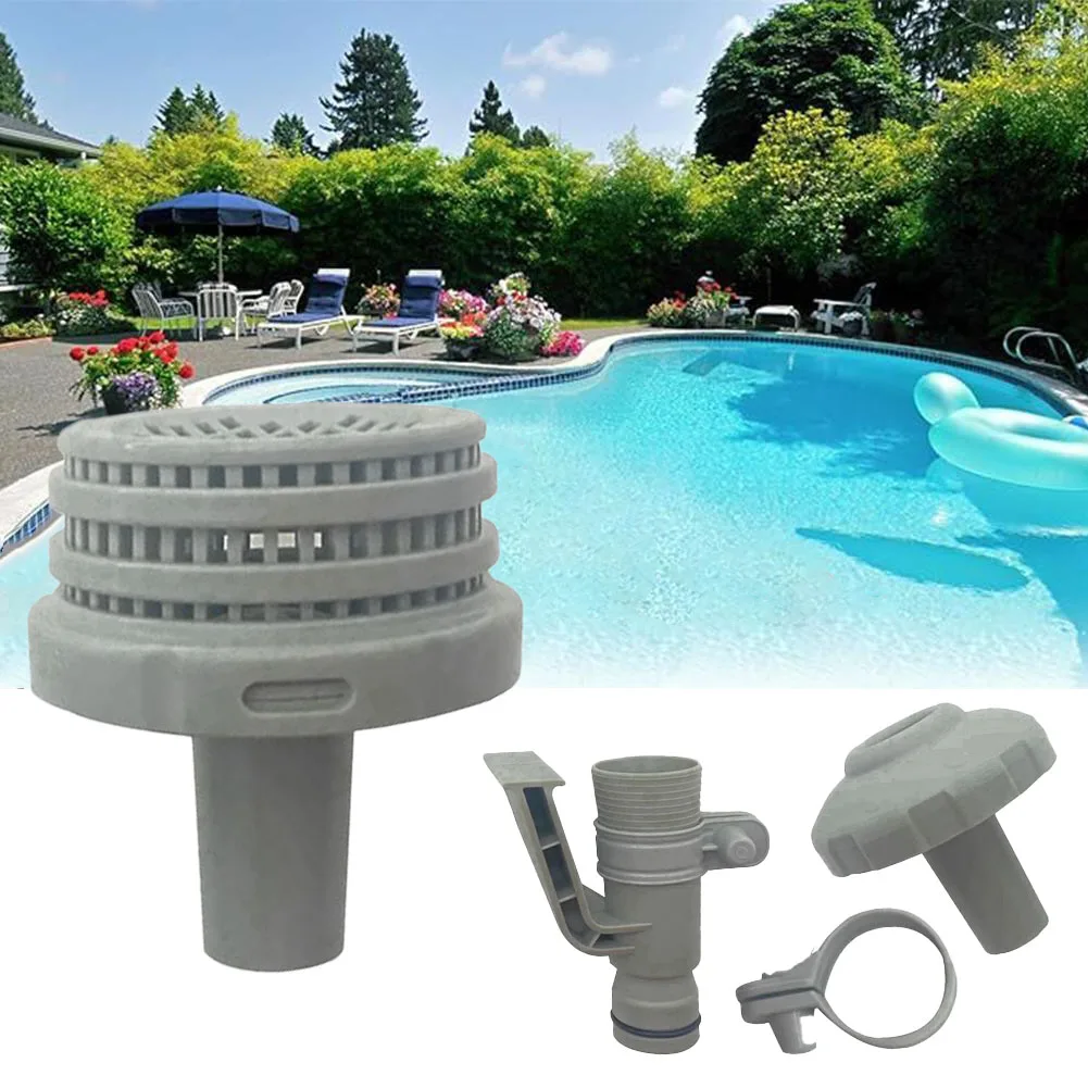 

Аксессуар для надземного бассейна, держатель шланга 1,25 дюйма, эффективный контроль мусора, надземные бассейны для надземных бассейнов