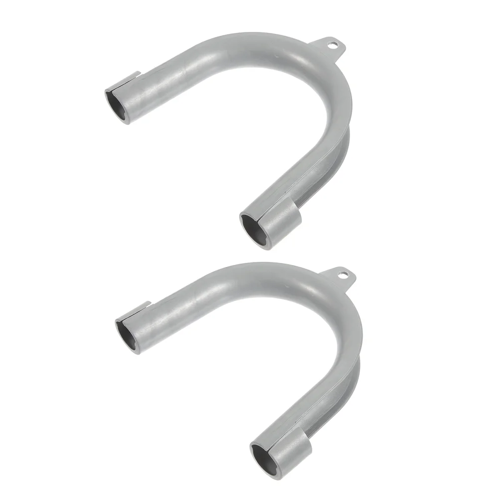 2 Pcs Washing Machine Hook Rack Drain Hose U-clamp Bracket Clothes Washer Guide Plastic Hanger