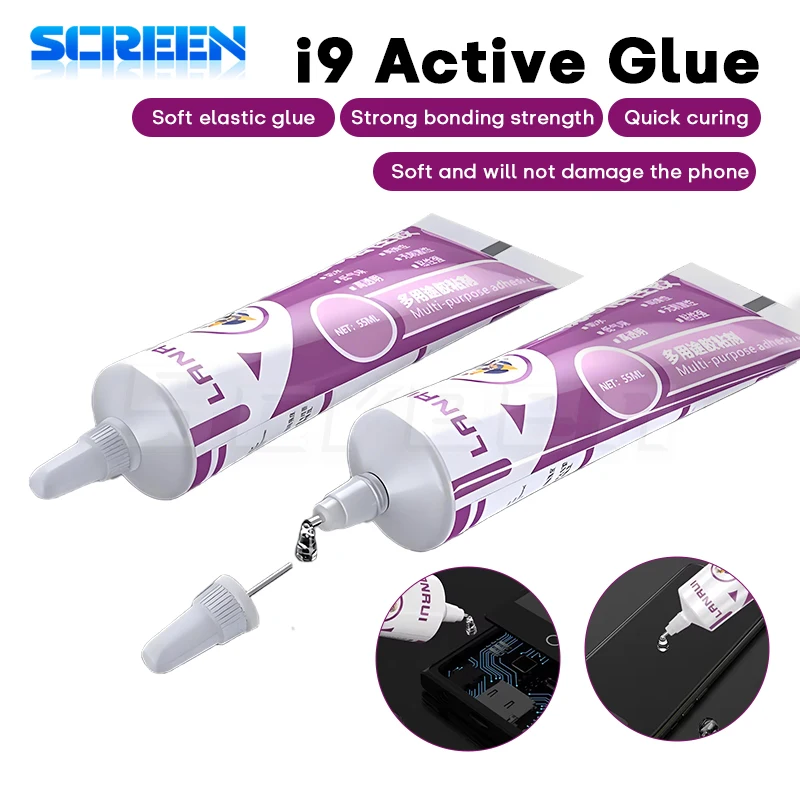 Repair Glue Active Soft Glue LANRUI i9 Waterproof Sealant LCD Screen Back Repair Tools  For Cell Phone Laptop TV