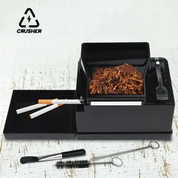 6.5/8mm Electric Cigarette Roller Tube Filling Tobacco Rolling Machine Push Pull Smoke Grass Stuffing Maker Smoking Accessories