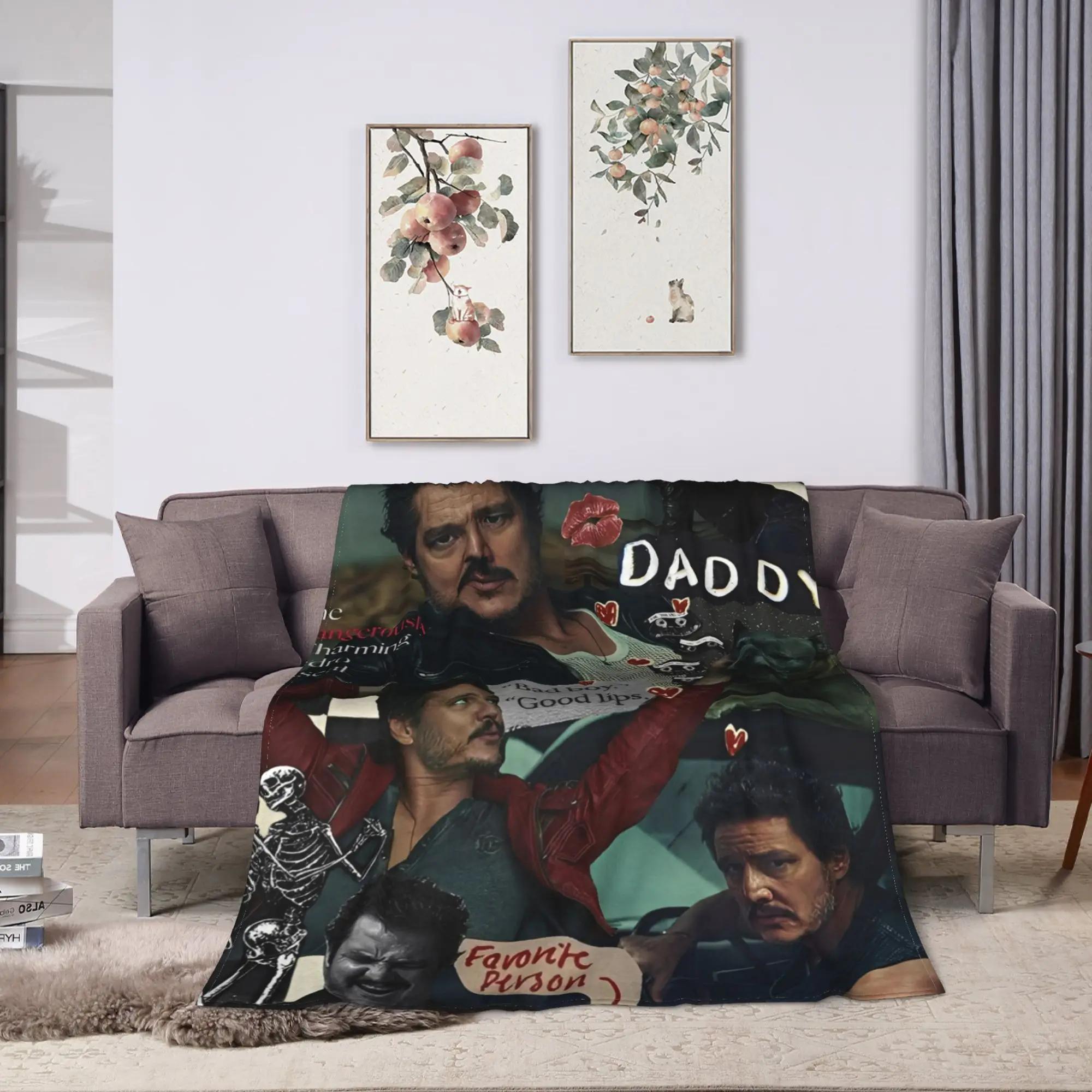 خوسيه بيدرو بالمسيدا باسكال الفانيلا بطانية سوبر الدافئة الفراش يلقي للمنزل ديكور السفر الجدة المفرش أريكة غطاء سرير