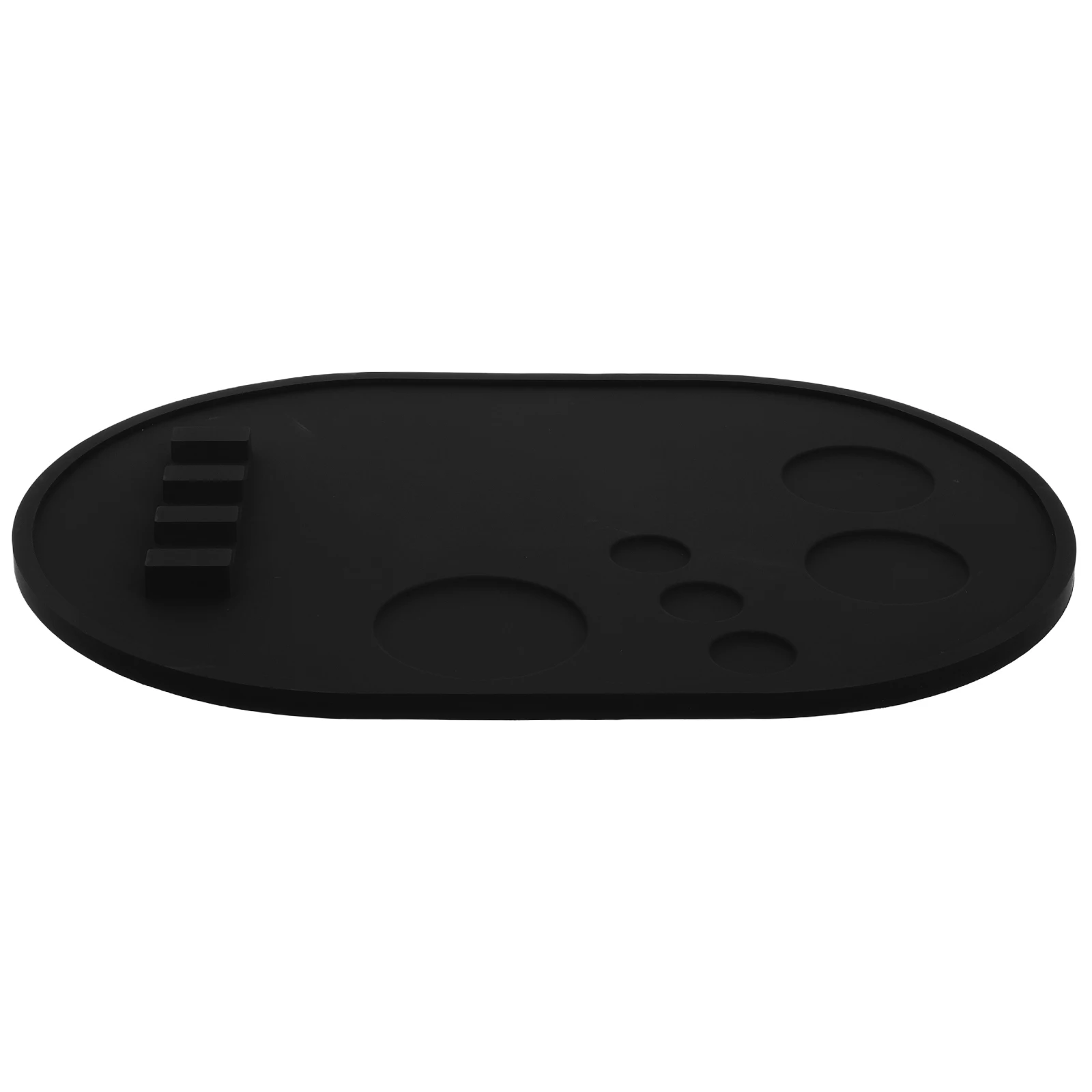 Tavolozza per miscelazione colori in silicone Fondotinta in polvere Smalto per unghie Porta pennelli da viaggio Tappetino multifunzionale antiscivolo impermeabile