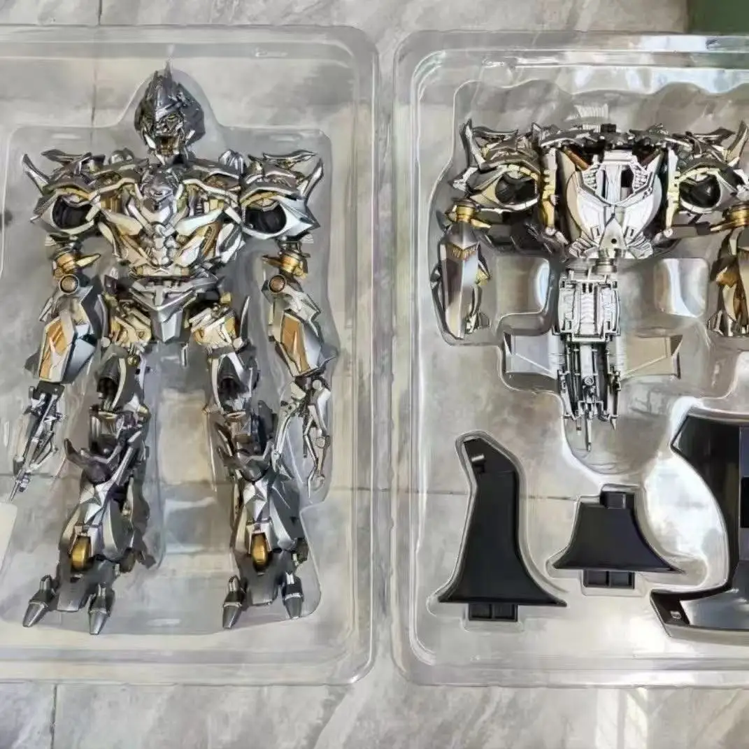 En Stock, versión ampliada MPF, MPM-08, avión Megatron, reimpresión, juguetes transformados, película 1, conjunto combinado de nivel de estatua Megatron