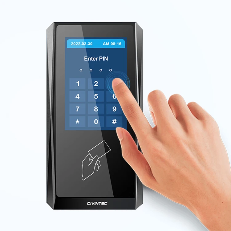 CIVINTEC Outdoor PoE 2.4G Dynamic QR Code Scanner TCP/IP WiFi 13.56MHz ثابت Wallmount Gate Access Control قارئ البطاقات الذكية #1