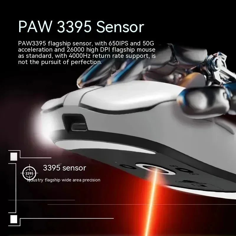 Imagem -04 - Mouse de Modos Vgn-dragonfly f1 Design Leve Alto Desempenho Bateria de Longa Duração Sensor Paw3395 Jogador de Escritório