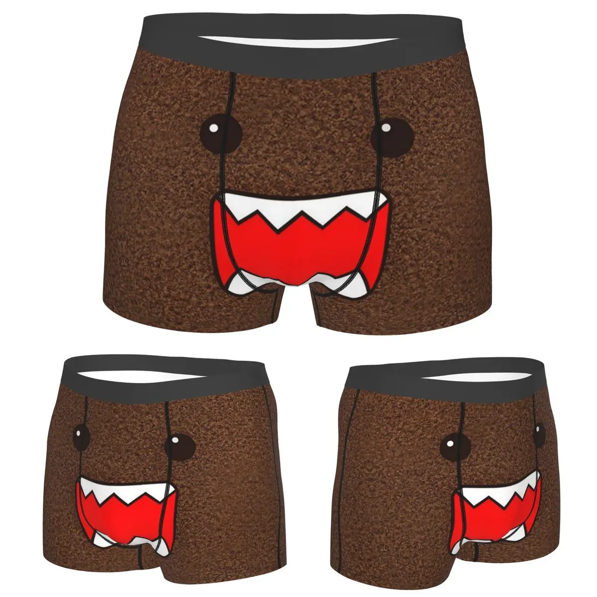 

Boxer Underpants Shorts Cute Cartoon Domo Kun Panties Men's Breathable Underwear for Homme Man Boyfriend Gifts
