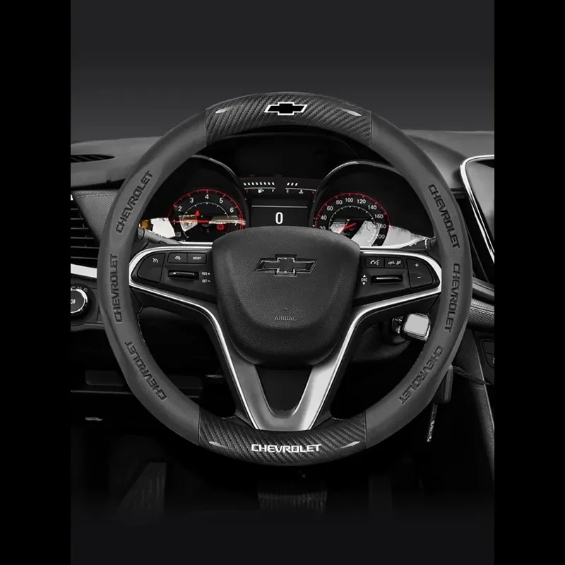 Car Steering Wheel Cover For Chevrolet Aveo Bolt Onix Cruze Spark Cavalier Colorado Lacetti Trailblazer Silverado Tahoe Traverse