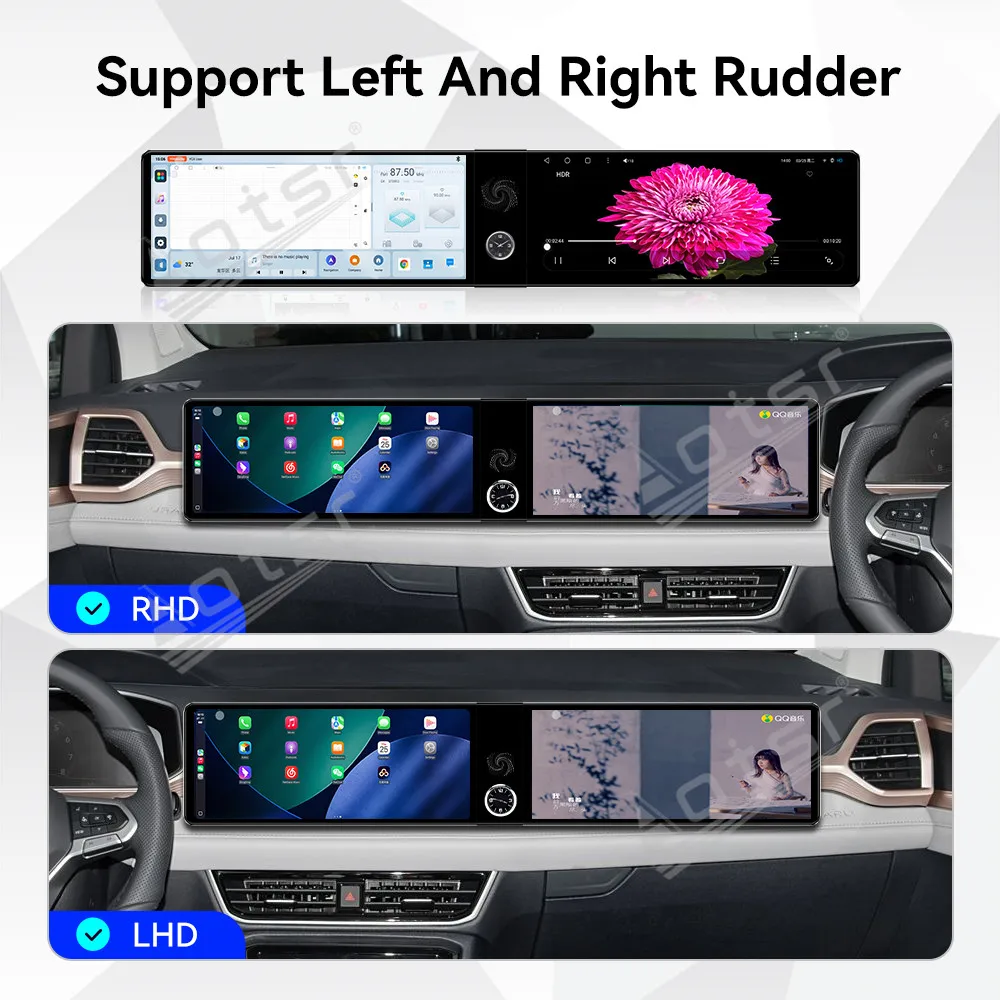 

Dual 12.3 Inch InDash TouchScreen Car Radio GPS Navigation Stereo For Volkswagen Tharu 2023-2024 Multimedia CarPlay Android Auto
