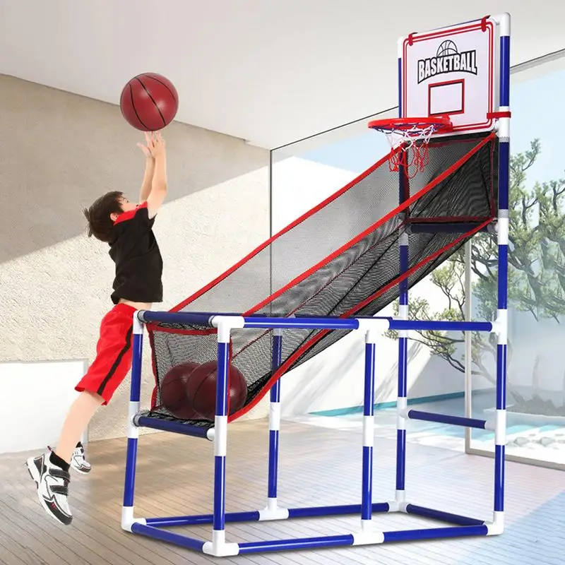 Children's Basketball Shooting Machine Punching Free Basketball Board Easy To Assemble Shooting Frame For Indoor Outdoor