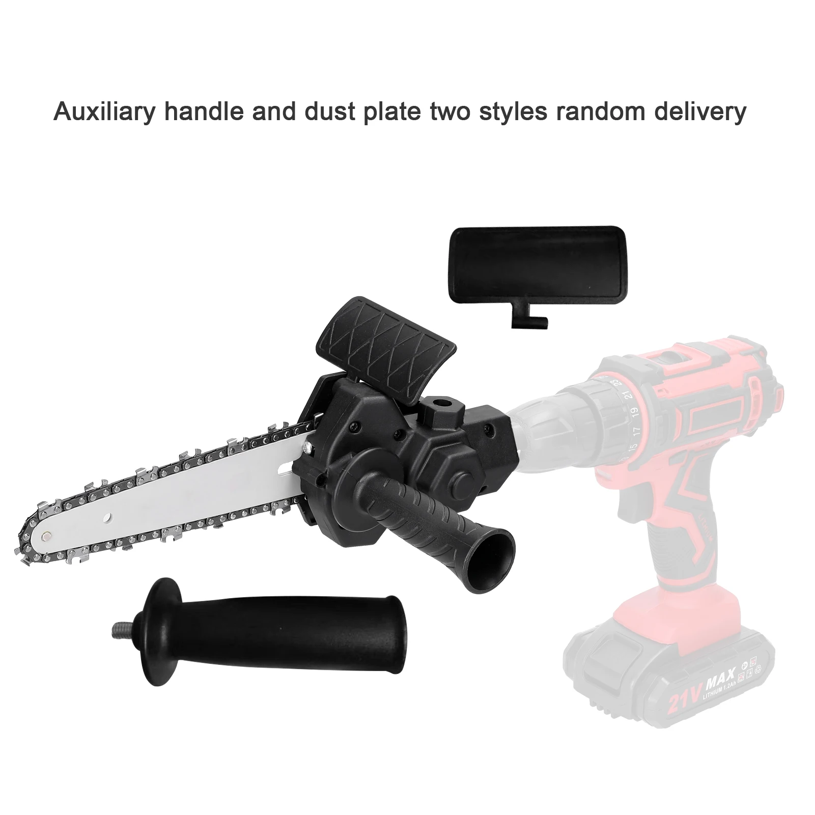 

6 Inch Electric Drill Modified To Electric Chainsaw Tool Attachment Electric Chainsaws Accessory Practical Modification Tool Set