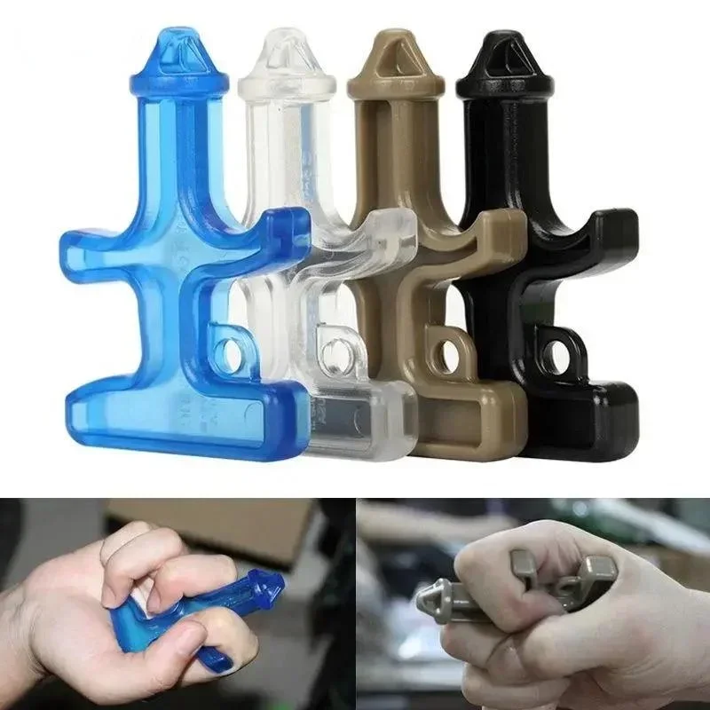 2pc Outdoor Nylon Plastic Steel Self-defense Duron Drill Stinger Emergency Window Breaker Tactical Security Weapon For Women