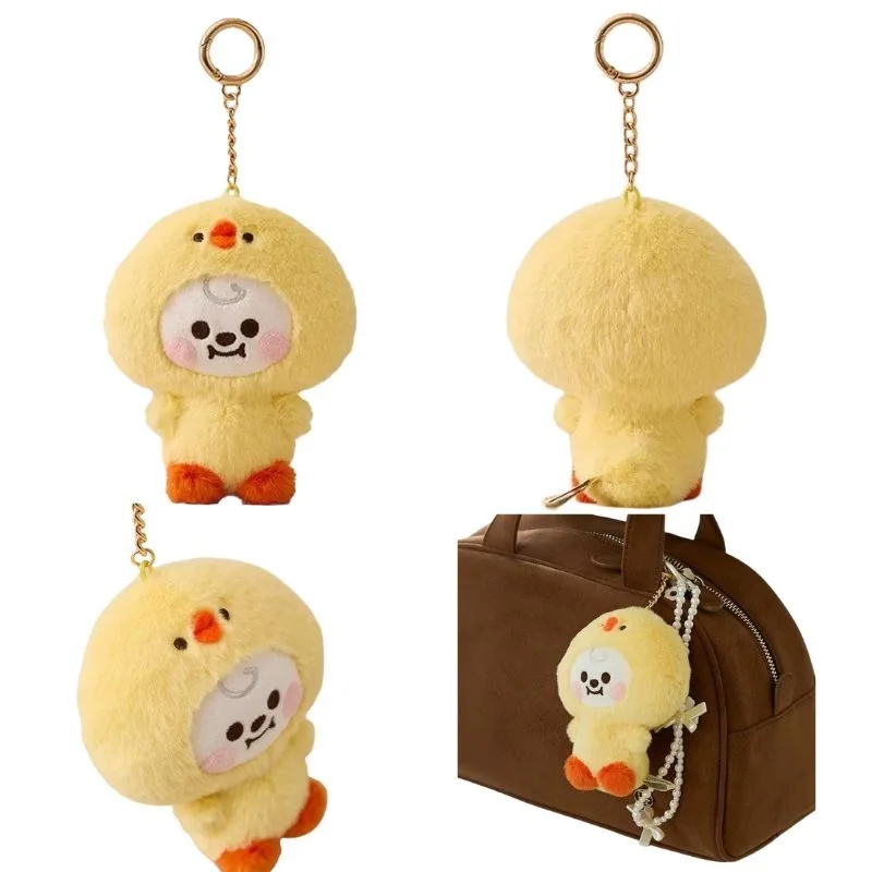 Fashion New B T 2 1 Plush Toy Korean Trend COOKY SHOOKY Cross Dressing Plush Toy Backpack Keychain Accessories Gift for Friends view 2