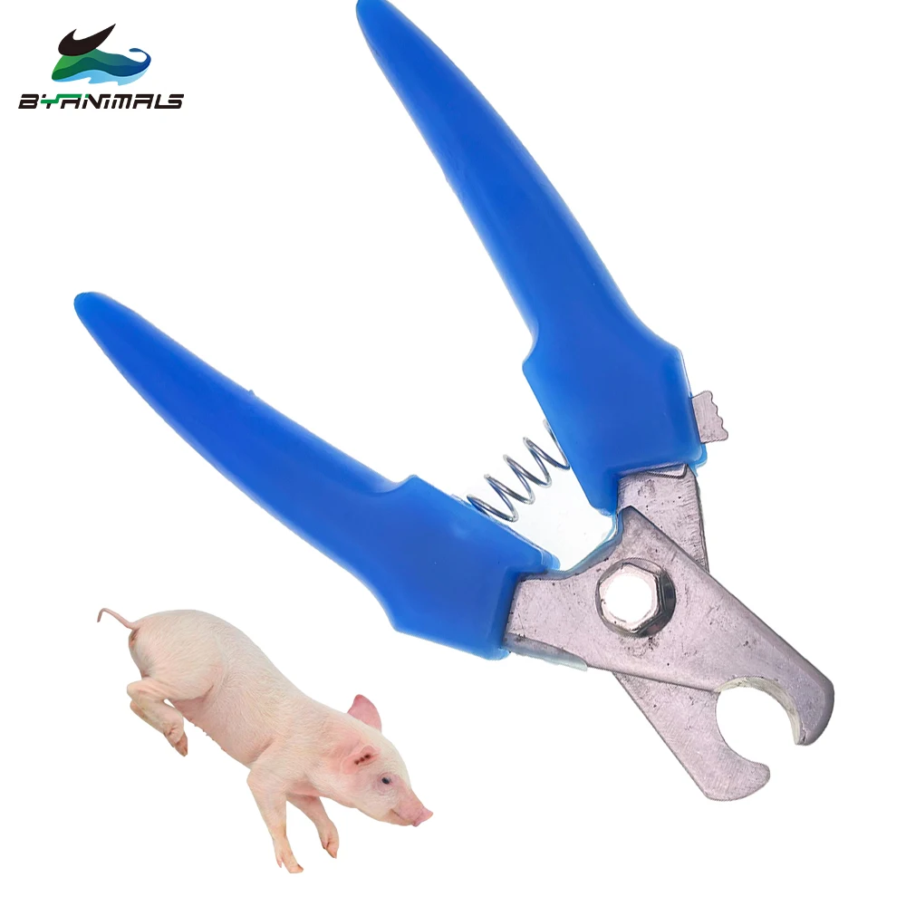 Manual Tail Cutter Plier Clamp Bloodless Docking For Pig Sheep Animal Farming Tools Supplies