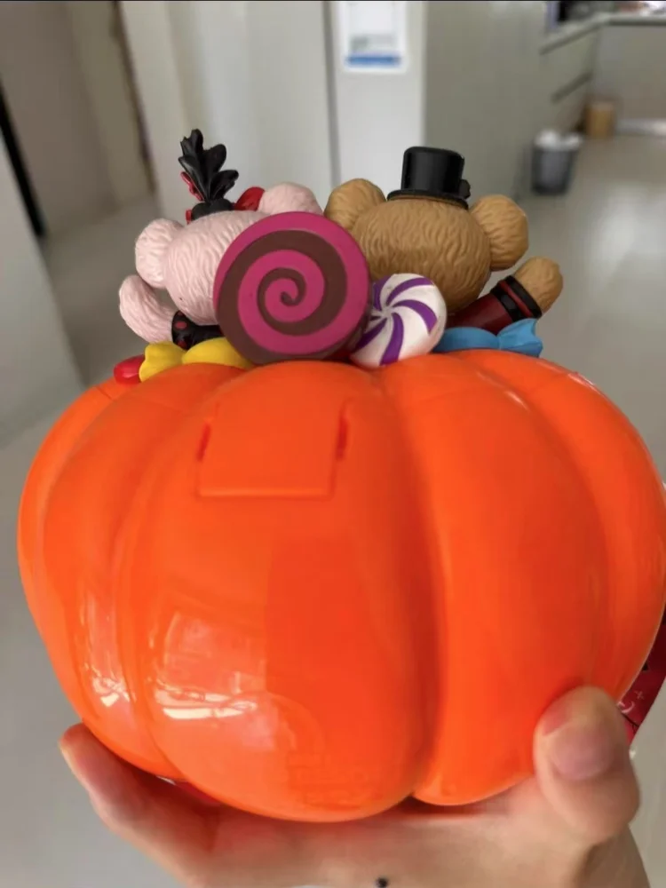 Shanghai Disneyland Halloween & Easter Mickey Glow-in-the-Dark Handheld Pumpkin Lantern Storage Bucket Children's Toy Souvenir view 6