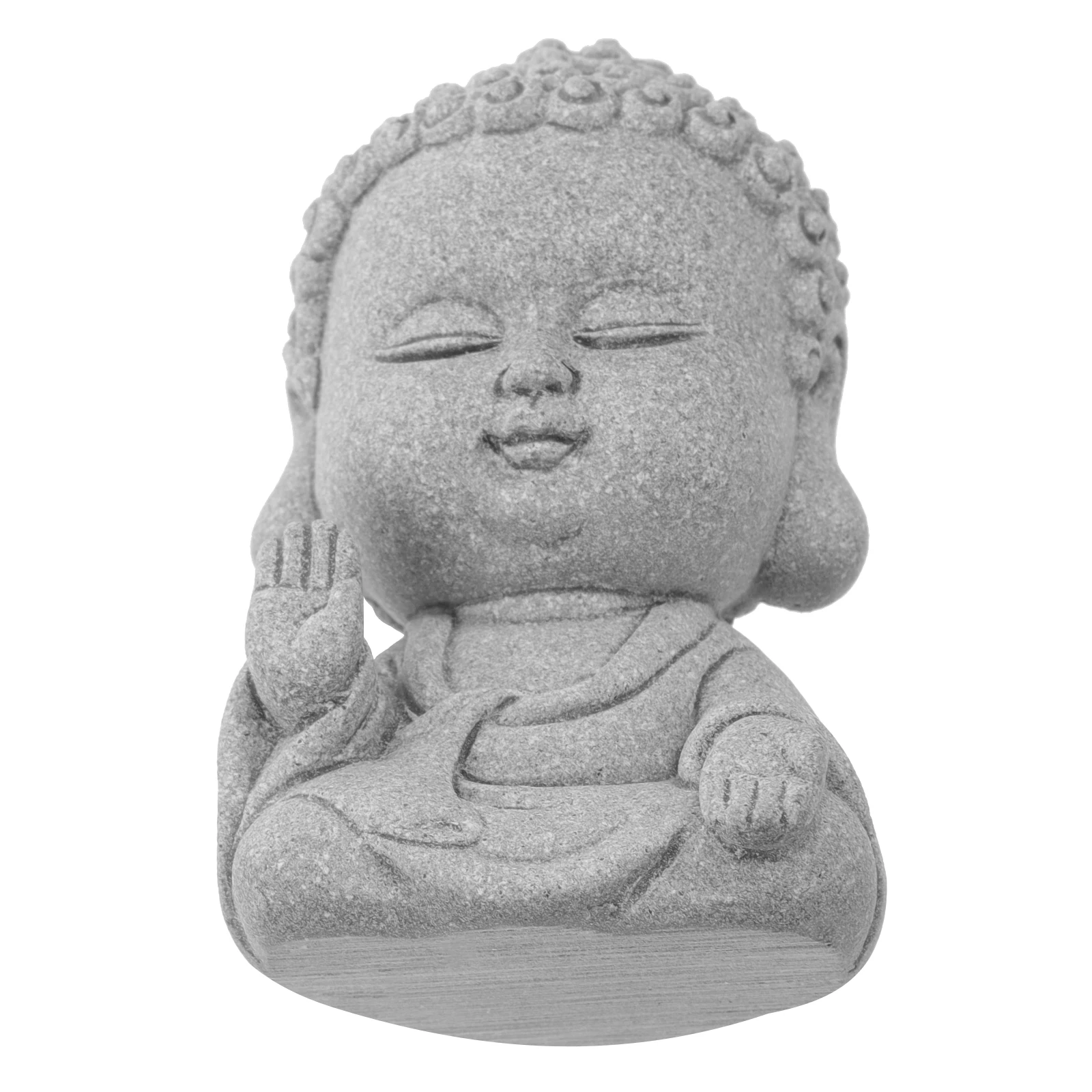 

Sandstone Handcrafted Indoor Decor Garden Ornament Buddha Desktop Craft Home Decor Indoor Desktop Small Buddha